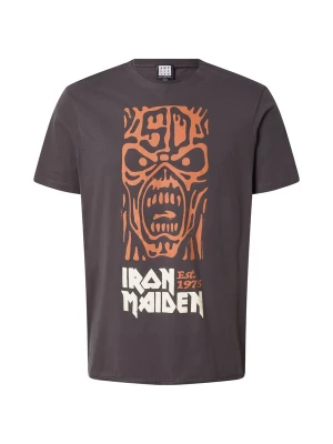 Obrázek produktu AMPLIFIED Tričko 'IRON MAIDEN 50TH' antracitová / mandarinkoná / bílá