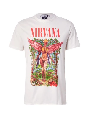 Obrázek produktu AMPLIFIED Tričko 'NIRVANA' světlemodrá / jedle / jasně červená / bílá