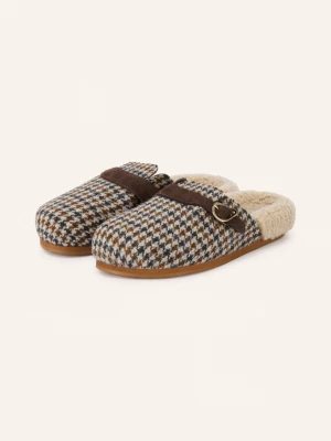 Obrázek produktu Ancient Greek Sandals Pantofle Vasilitsa tmavě hnědá / krémová / černá