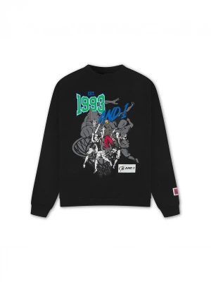 Obrázek produktu AND1 Mikina '1993 Dunk' modrá / grafitová / zelená / černá