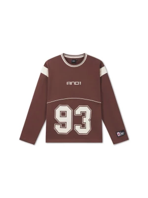 Obrázek produktu AND1 Mikina hnědá / offwhite