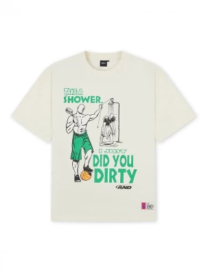 Obrázek produktu AND1 Tričko 'Did You Dirty Trash Talk' režná / žlutá / zelená / černá