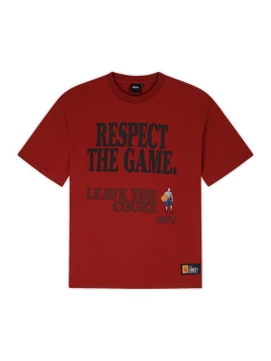 Obrázek produktu AND1 Tričko 'Respect The Game' modrá / světle šedá / ohnivá červená / černá