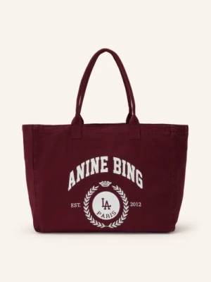 Obrázek produktu Anine Bing Shopper tmavě červená / bílá