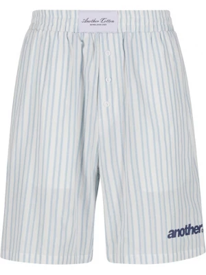 Obrázek produktu Another Cotton Lab Kalhoty námořnická modř / světlemodrá / bílá