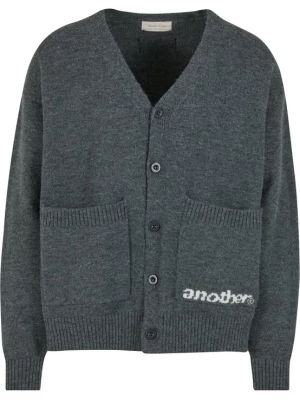 Obrázek produktu Another Cotton Lab Kardigan šedý melír / bílá