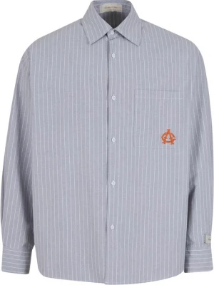 Obrázek produktu Another Cotton Lab Košile 'Yankees' šedá / mandarinkoná / bílá