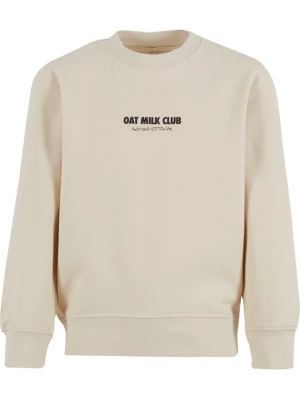 Obrázek produktu Another Cotton Lab Mikina 'Oat Milk Club' béžová / černá