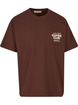 Obrázek produktu Another Cotton Lab Tričko 'Coffee Club' hnědá / bílá