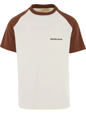 Obrázek produktu Another Cotton Lab Tričko 'Coffee Date' hnědá / bílá