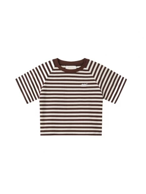 Obrázek produktu Another Cotton Lab Tričko čokoládová / bílá