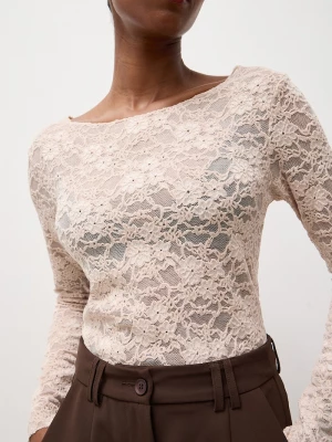 Obrázek produktu Answear.LAB halenka dámská krajková Answear Lab béžová