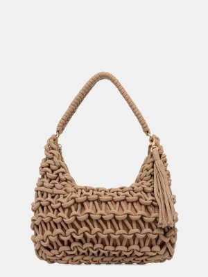Obrázek produktu Answear.LAB hobo kabelka dámská bavlněná Answear Lab hnědá