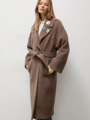Obrázek produktu Answear.LAB kabát dámský vlnou Answear Lab béžová