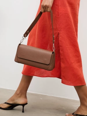 Obrázek produktu Answear.LAB Kožená kabelka Answear.LAB Answear Lab hnědá