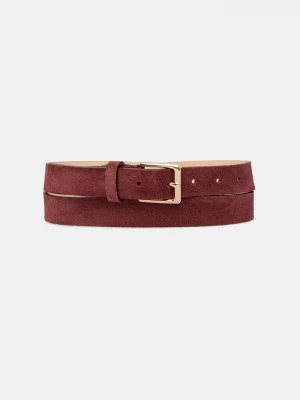 Obrázek produktu Answear.LAB pásek dámský semišový Answear Lab burgundské