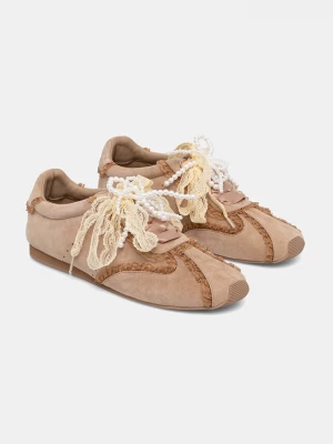 Obrázek produktu Answear.LAB sneakers boty dámské semišové Answear Lab béžová