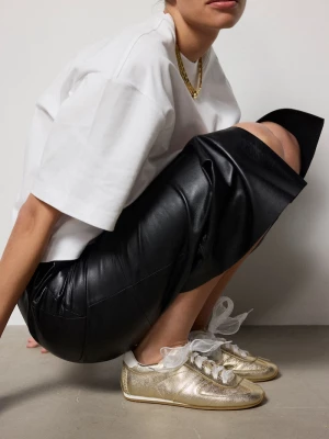 Obrázek produktu Answear.LAB sneakers boty kožené Answear Lab zlatá