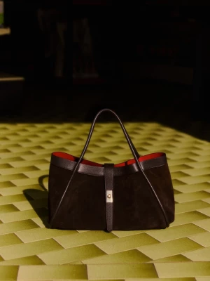 Obrázek produktu Answear.LAB taška dámská semišová Answear Lab hnědá