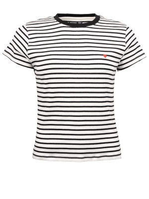 Obrázek produktu Antargo Tričko 'Women´s Stripes & Heart T-Shirt' černá