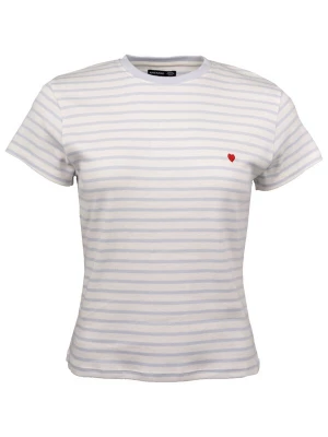 Obrázek produktu Antargo Tričko 'Women´s Stripes & Heart T-Shirt' nebeská modř