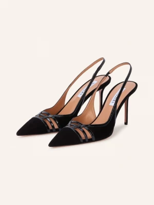 Obrázek produktu Aquazzura Úzké Lodičky Kari Sling 85 černá