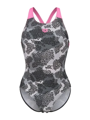 Obrázek produktu ARENA Plavky 'CAMO V BACK' pink / pastelově růžová / černá