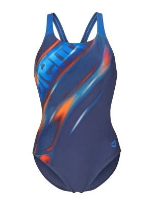 Obrázek produktu ARENA Plavky 'Placement Swim Pro Back' modrá / marine modrá / oranžová / bílá