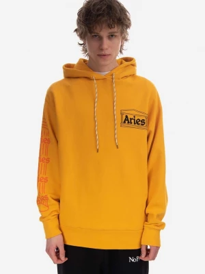 Obrázek produktu Aries Bavlněná mikina Column Hoodie AR20010 PALE MINT žlutá