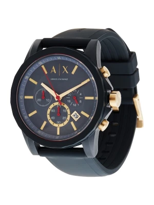 Obrázek produktu ARMANI EXCHANGE Analogové hodinky noční modrá / zlatě žlutá / ohnivá červená / bílá