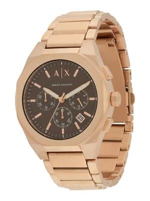 Obrázek produktu ARMANI EXCHANGE Analogové hodinky tmavě hnědá / růžově zlatá
