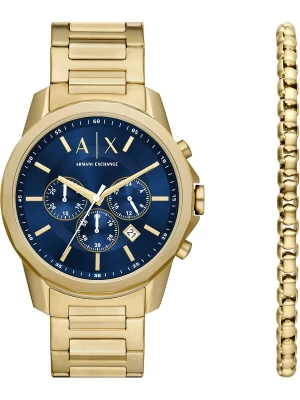 Obrázek produktu ARMANI EXCHANGE Analogové hodinky tmavě modrá / zlatá