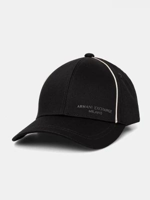 Obrázek produktu Armani Exchange baseballová čepice pánská bavlněná černá