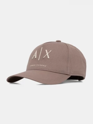 Obrázek produktu Armani Exchange baseballová čepice pánská bavlněná hnědá