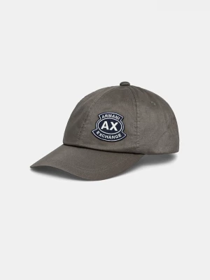 Obrázek produktu Armani Exchange baseballová čepice pánská bavlněná zelená
