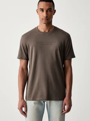 Obrázek produktu Armani Exchange basic tričko pánské bavlněné hnědá