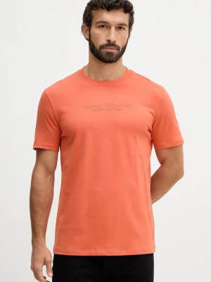 Obrázek produktu Armani Exchange basic tričko pánské bavlněné oranžová