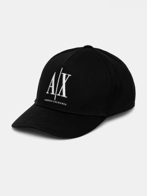 Obrázek produktu Armani Exchange Bavlněná baseballová čepice černá
