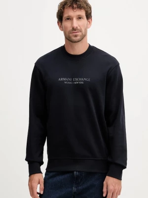 Obrázek produktu Armani Exchange Bavlněná mikina Armani Exchange námořnická modř