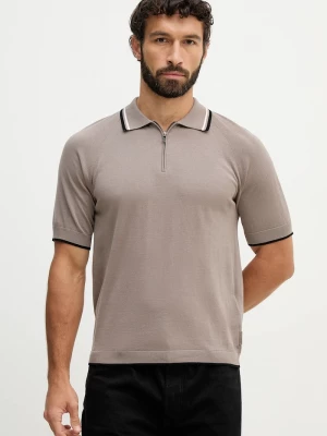 Obrázek produktu Armani Exchange Bavlněné polo tričko béžová
