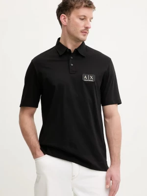 Obrázek produktu Armani Exchange Bavlněné polo tričko Armani Exchange černá
