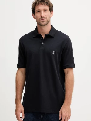 Obrázek produktu Armani Exchange Bavlněné polo tričko Armani Exchange námořnická modř