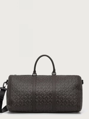 Obrázek produktu Armani Exchange cestovní taška pánská z imitace kůže hnědá