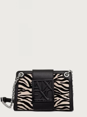 Obrázek produktu Armani Exchange crossbody kabelka dámská z imitace semiše černá
