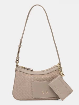 Obrázek produktu Armani Exchange hobo kabelka dámská z imitace kůže béžová