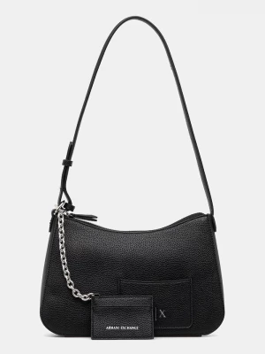 Obrázek produktu Armani Exchange hobo kabelka dámská z imitace kůže černá