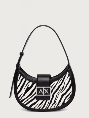 Obrázek produktu Armani Exchange hobo kabelka dámská z imitace kůže černá