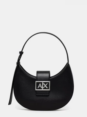 Obrázek produktu Armani Exchange hobo kabelka dámská z imitace kůže černá