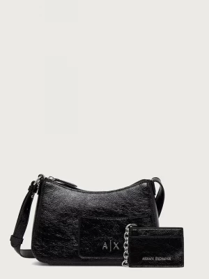 Obrázek produktu Armani Exchange hobo kabelka dámská z imitace kůže černá