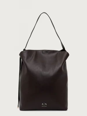 Obrázek produktu Armani Exchange hobo kabelka dámská z imitace kůže hnědá